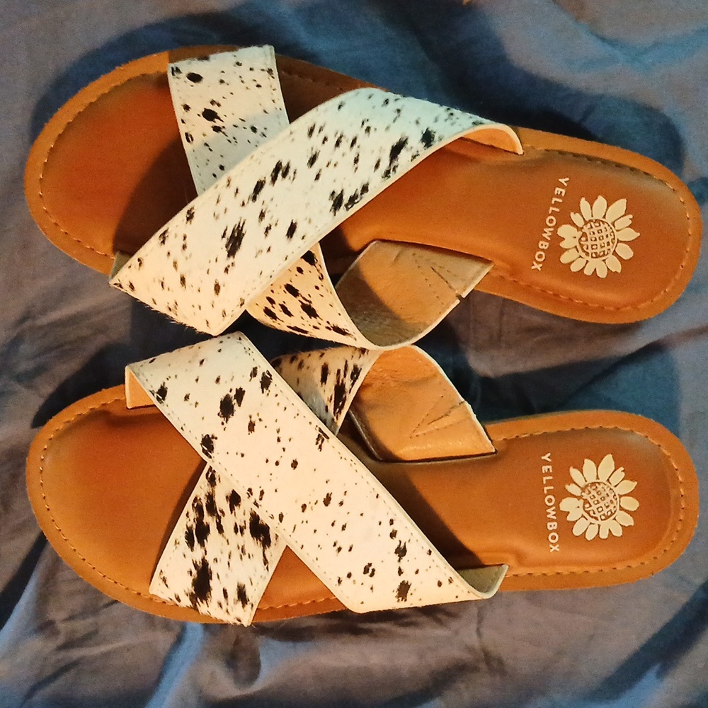 Yellow Box sandals